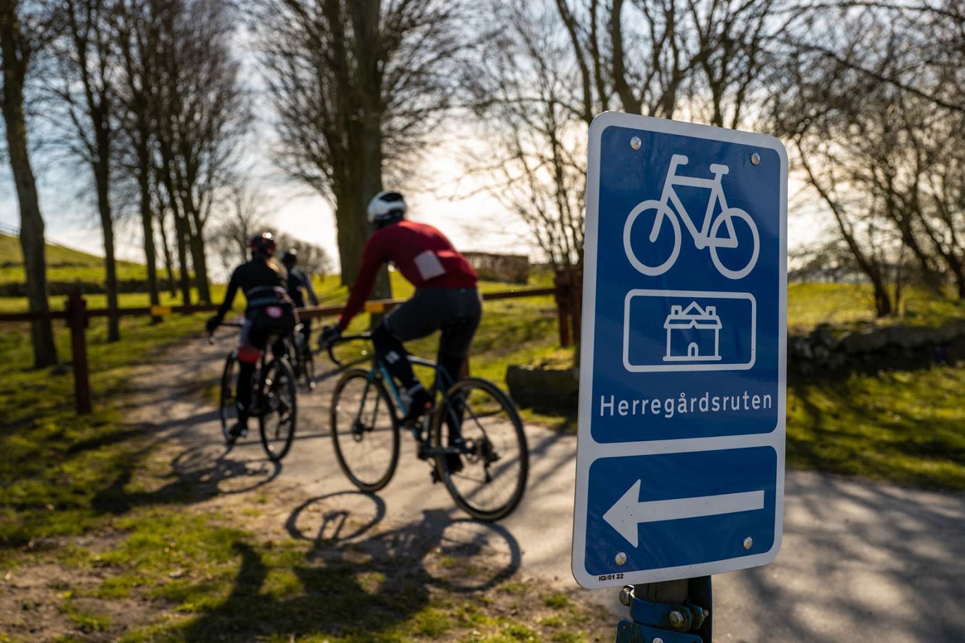 Paa vestfyn har vi vores nye herregårdsrute